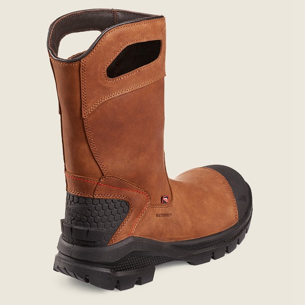 Bottes de Sécurité Red Wing - Crv™ - 11-Inch Waterproof Toe Pull-On - Marron/Noir - Homme 684KBVHRL